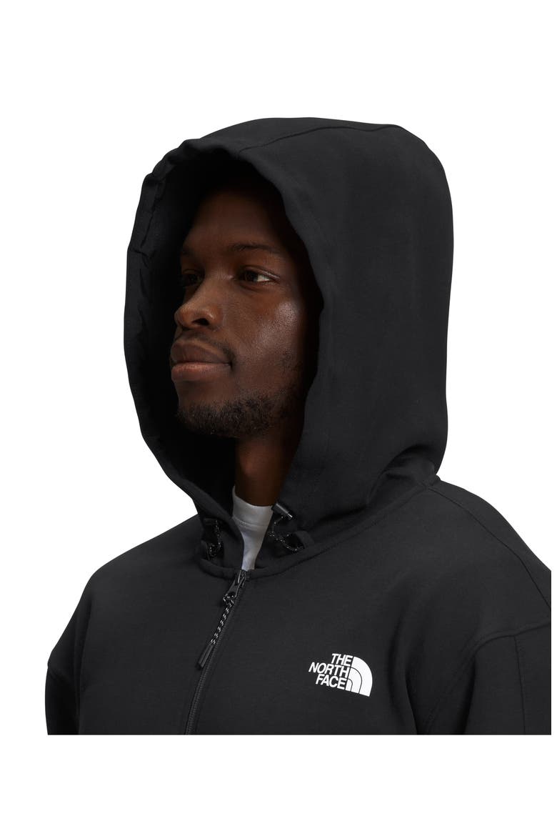 Tech Zip Hoodie Jacket, Alternate, color, BLACK