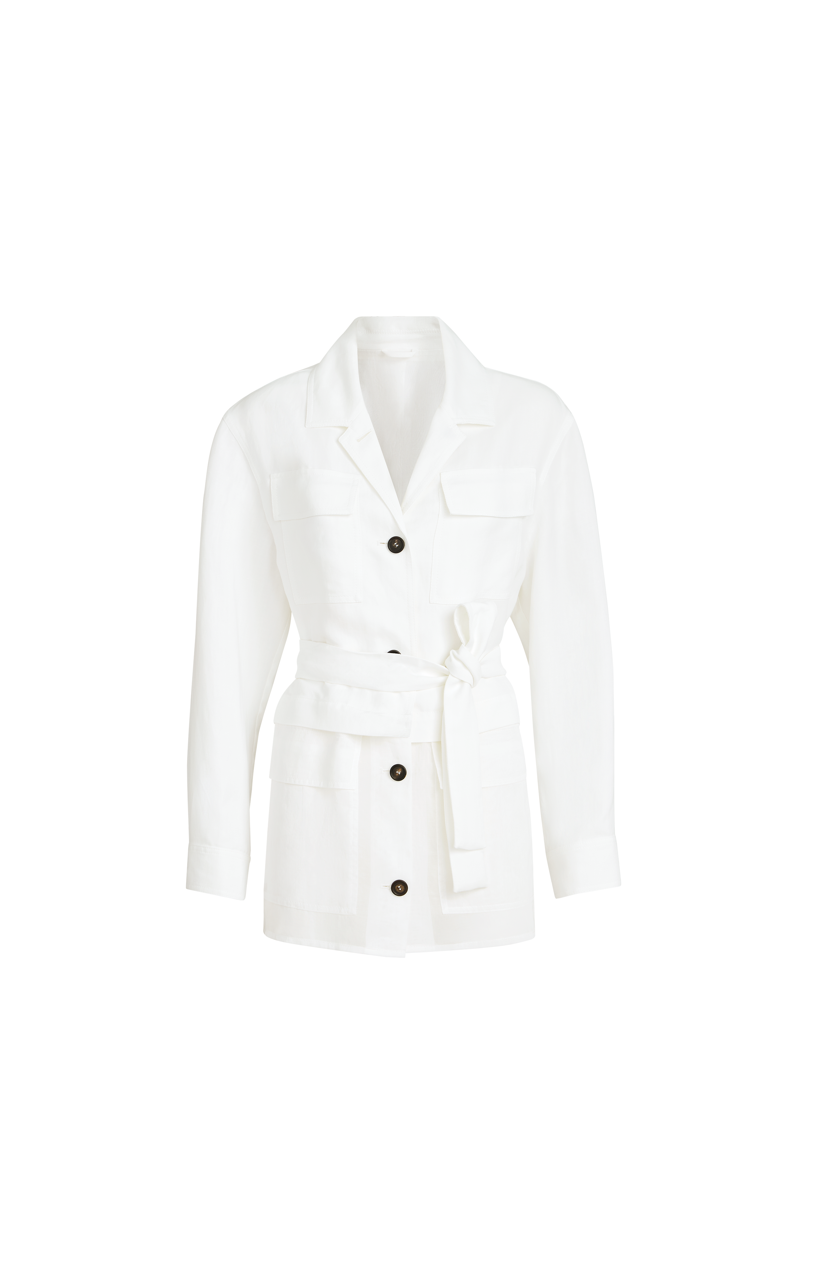 Twill safari jacket with monili - image 2