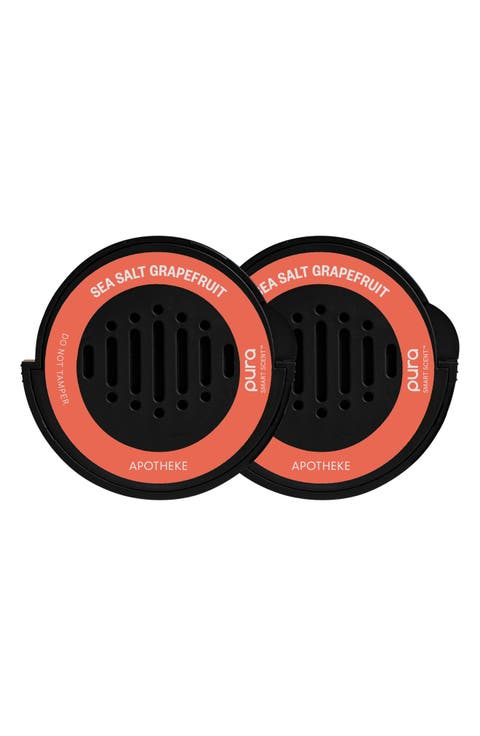 x Apotheke Sea Salt Grapefruit Car Fragrance Refill Duo