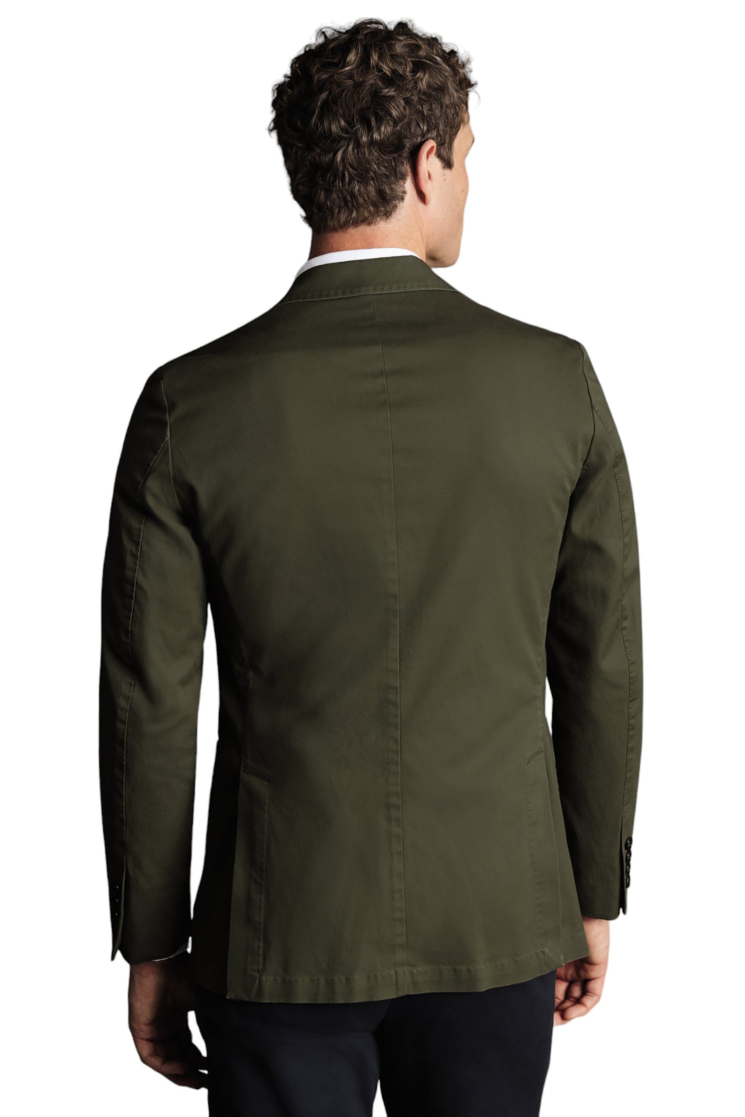 Cotton Stretch Slim Fit Jacket - image 2