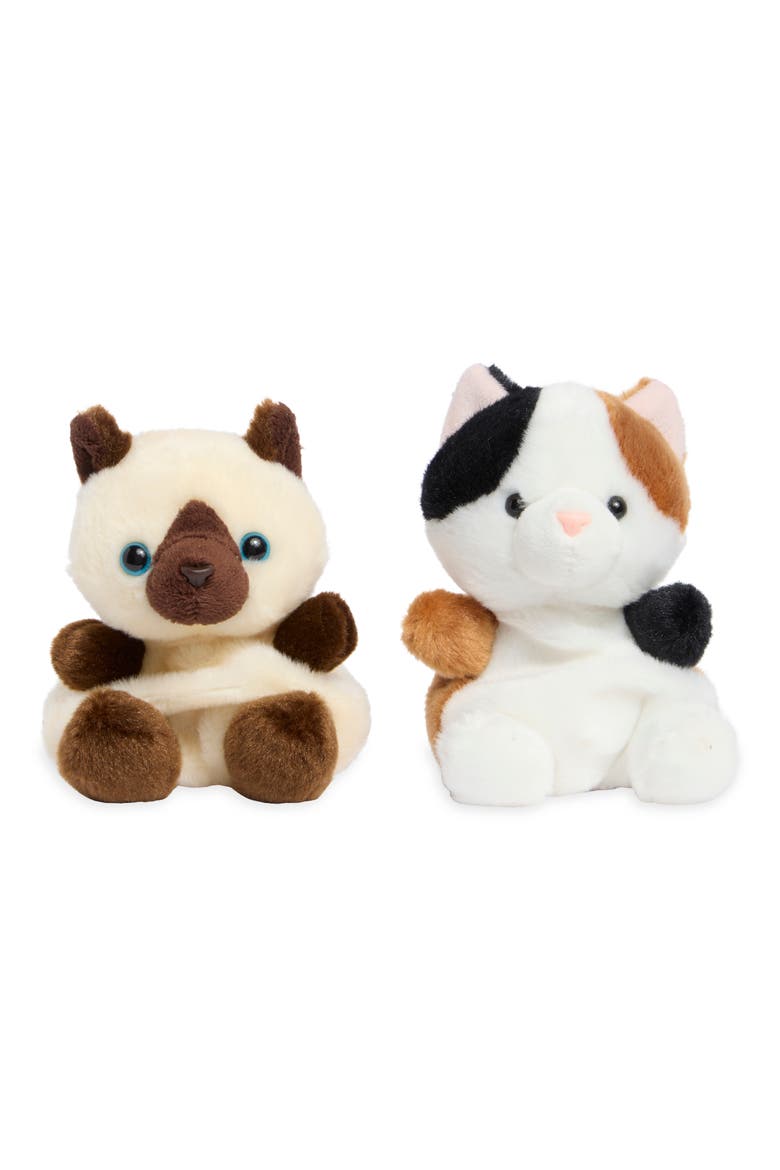 Kids' Palm Pals Cats 2-Pack Plush Toys, Main, color, ASSORTED
