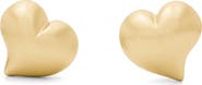 Kate Spade New York puffy heart stud earrings