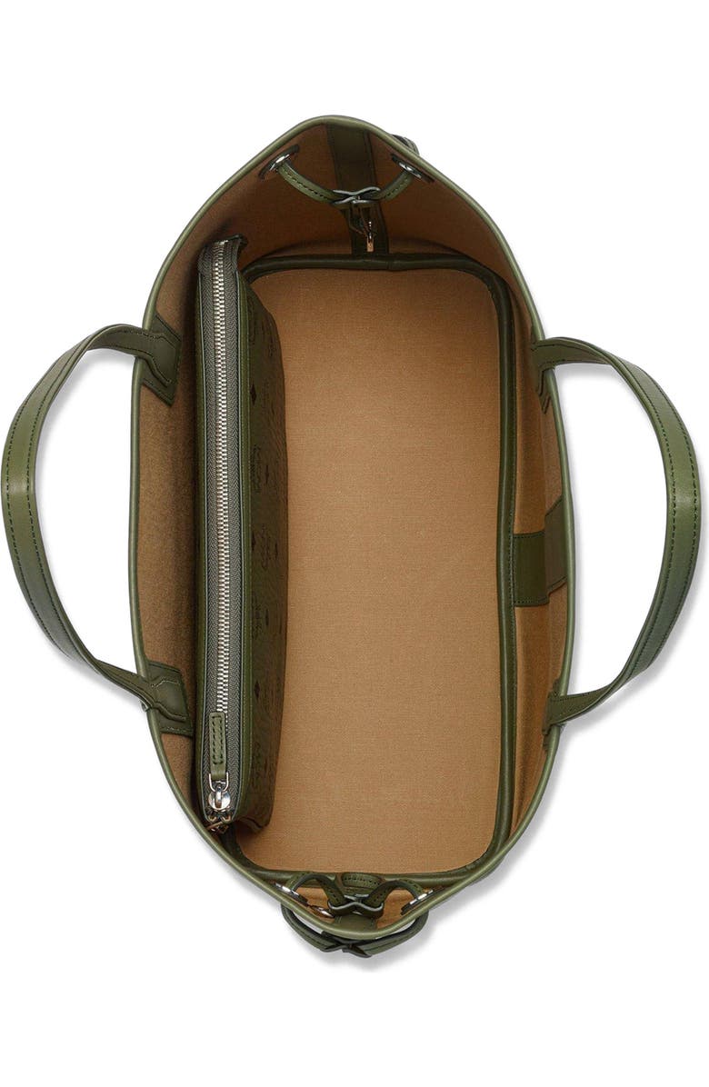 MCM Medium Liz Shopper in Visetos, Alternate, color,