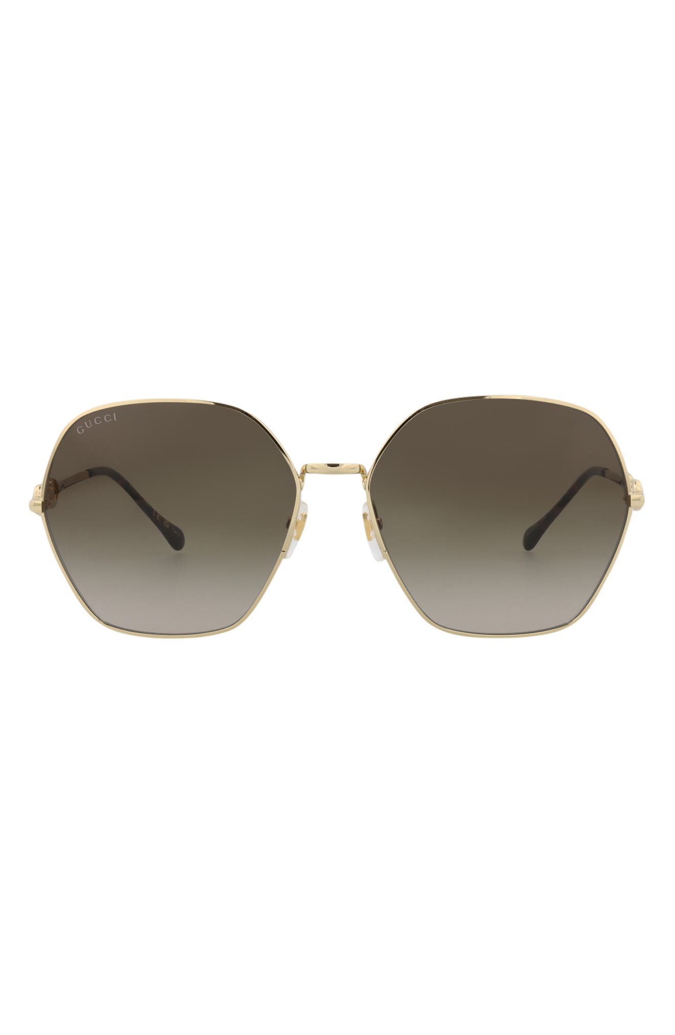 Gucci 62mm Geometric Sunglasses