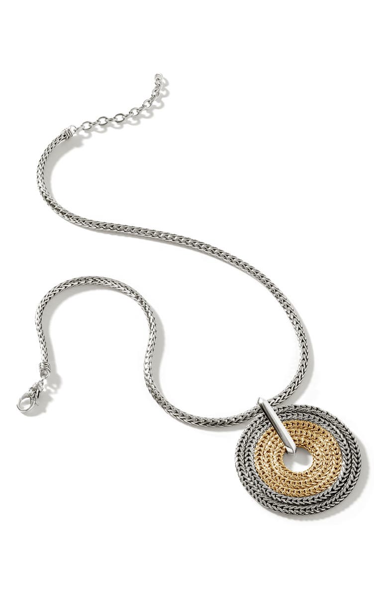 John Hardy Rata Chain Pendant Necklace, Alternate, color, 