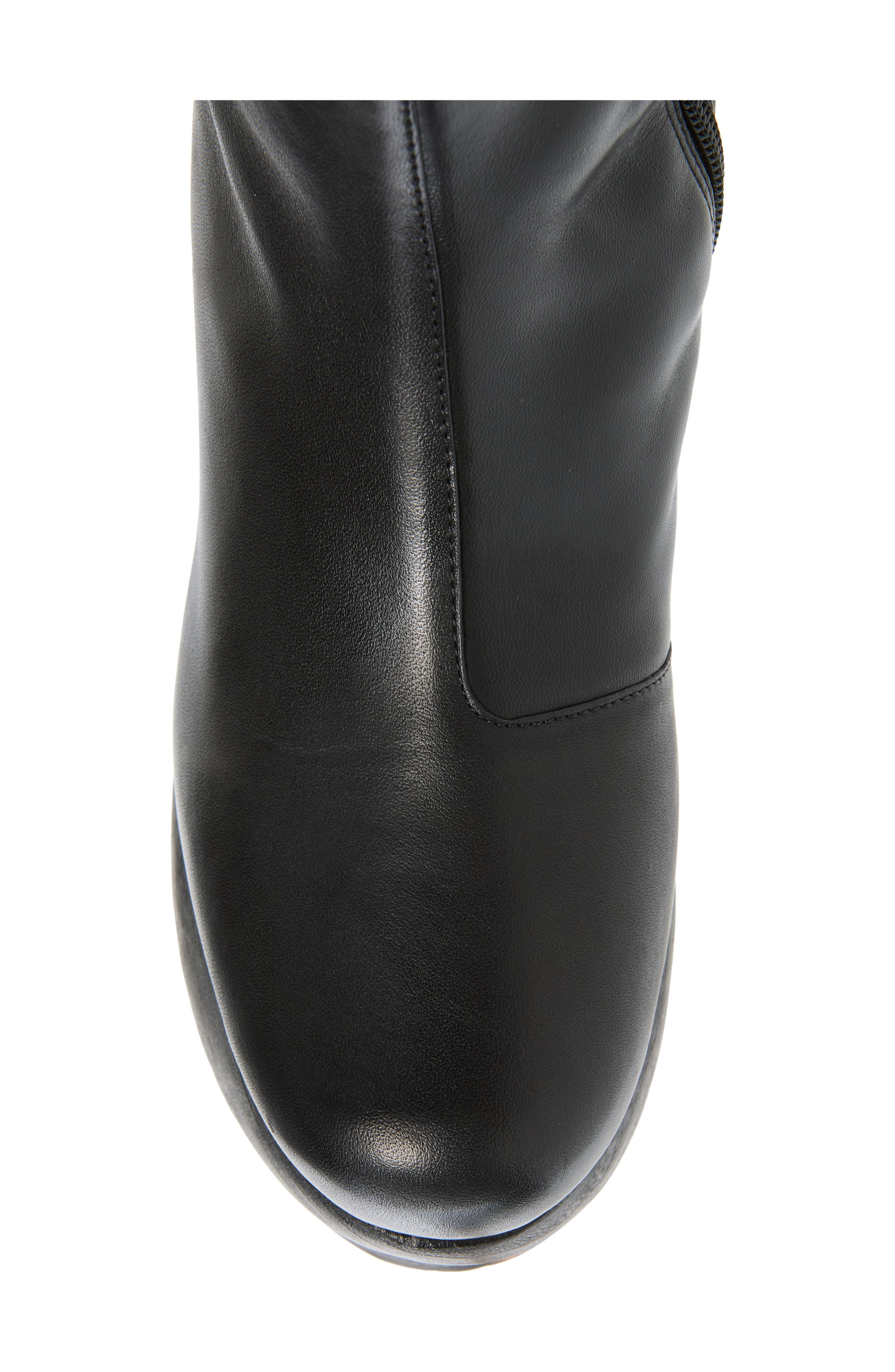 Platform Bootie, Alternate, color, BLACK