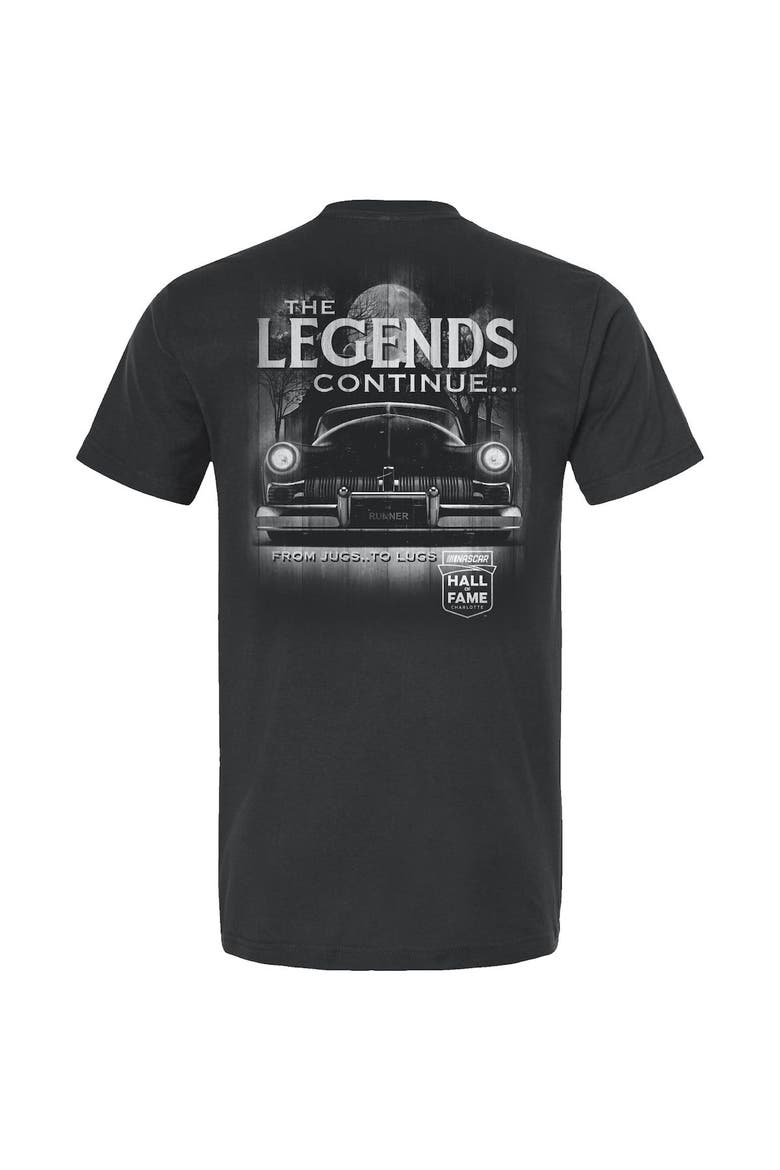 Men's Checkered Flag Black 2023 NASCAR Hall of Fame Legends Retro T-Shirt, Alternate, color, Black
