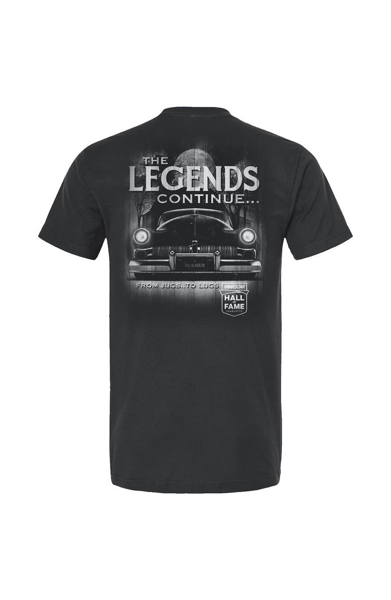 CHECKERED FLAG Men's Checkered Flag Black 2023 NASCAR Hall of Fame Legends Retro T-Shirt, Alternate, color, Black