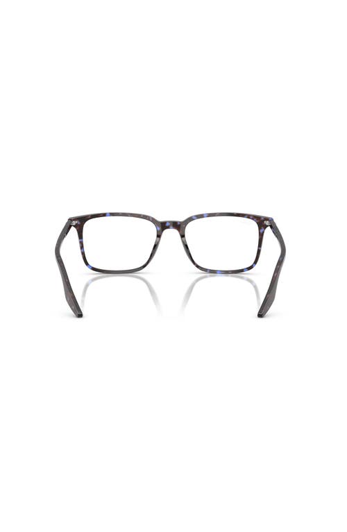Ray Ban Ray-ban 55mm Rectangle Optical Glasses In Gold