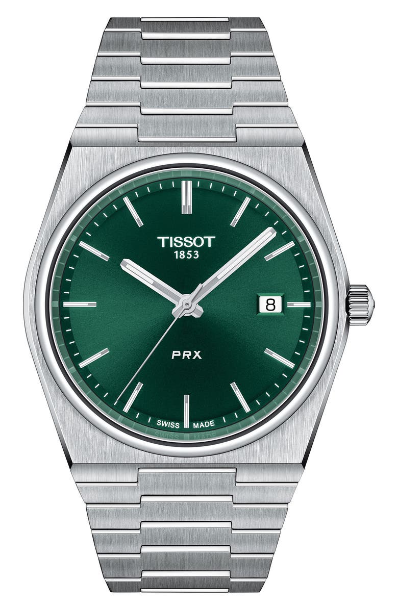 Tissot PRX Bracelet Watch, 40mm, Main, color, Grey