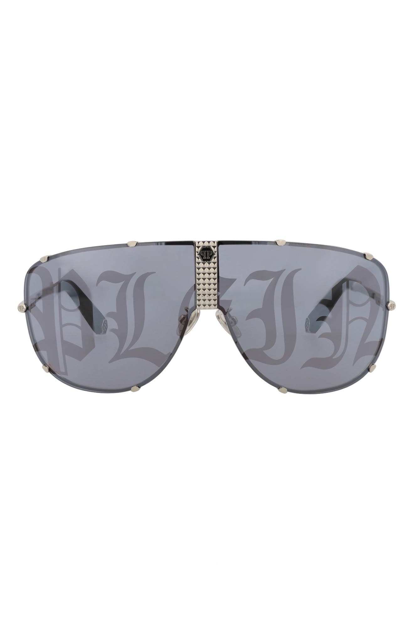PHILIPP PLEIN 69mm Shield Sunglasses