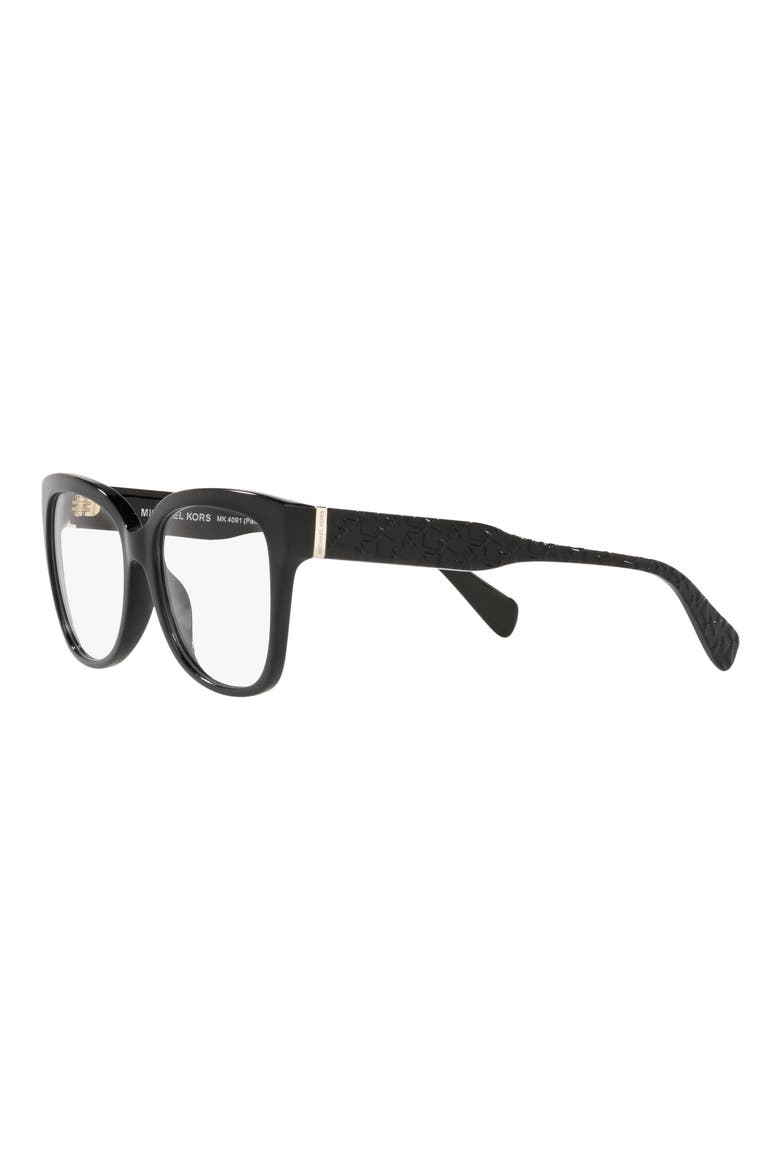 Palawan 54mm Square Optical Glasses, Alternate, color, BLACK