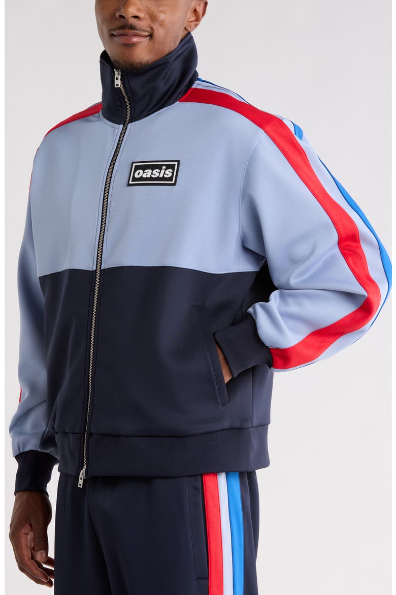 x Oasis Forever Track Jacket, Alternate, color, POWDER BLUE