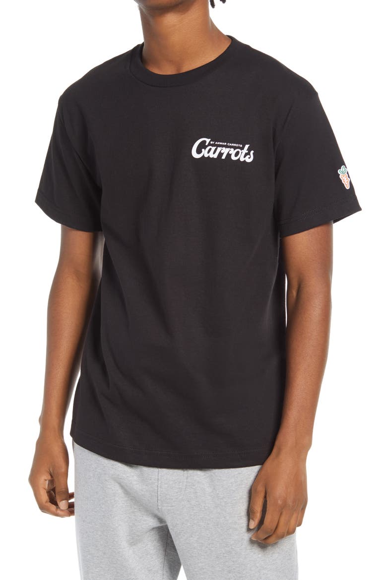 Men's Logo Graphic Tee, Main, color, BLACK