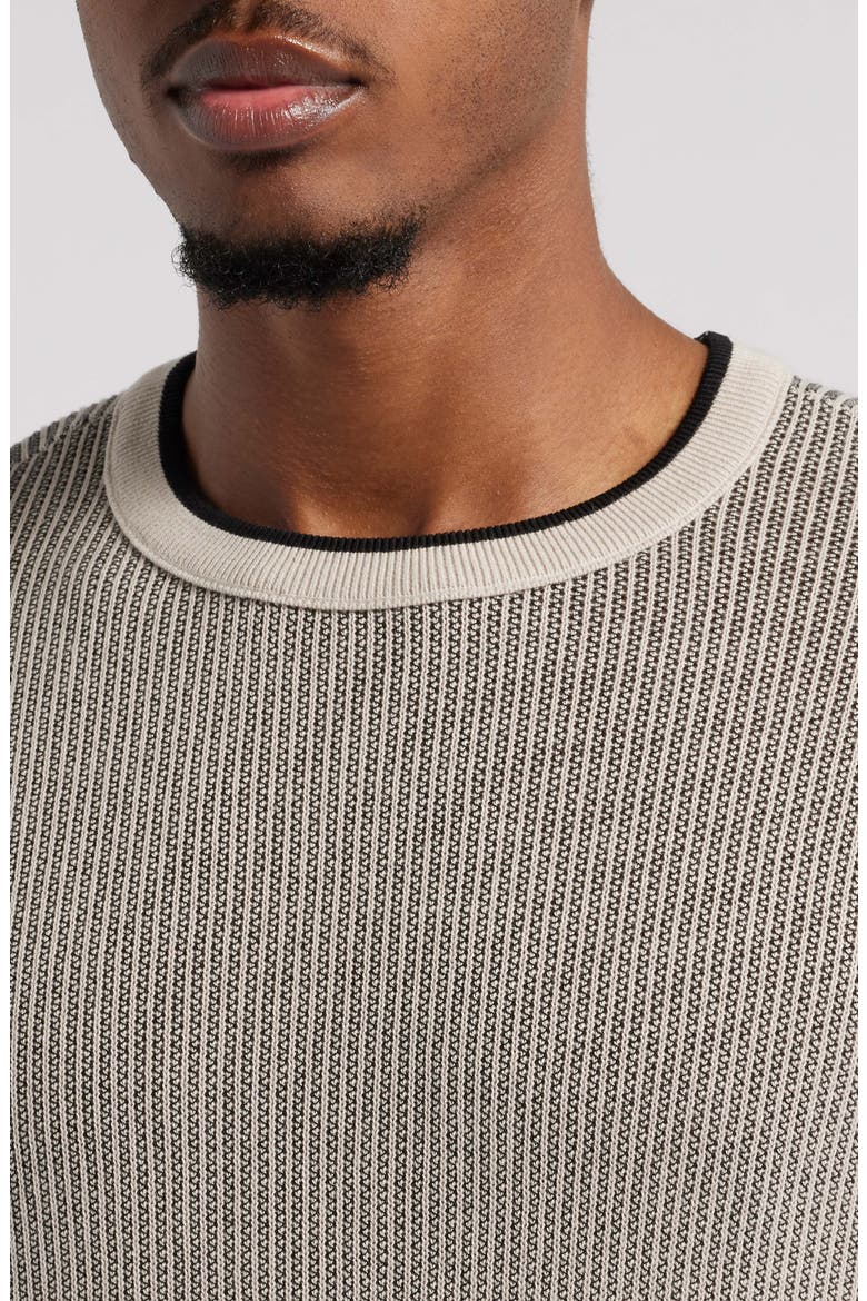 Harvey Crewneck Cotton Sweater, Alternate, color, GREY