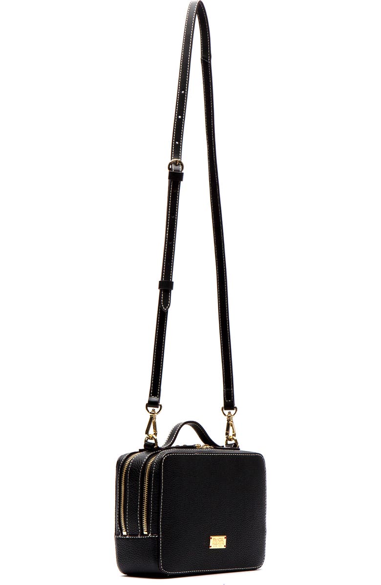 Frances Valentine Tumbled Leather Crossbody Bag, Alternate, color,