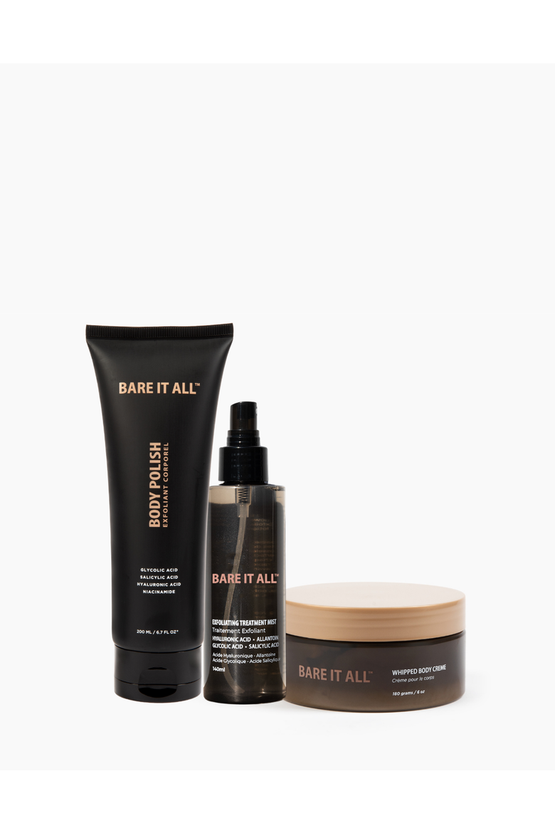 The Smoothing Kit Body Polish Treatment Mist and Creme, Main, color, Natural