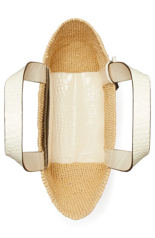 Tory Burch Small Straw Tote Bag
