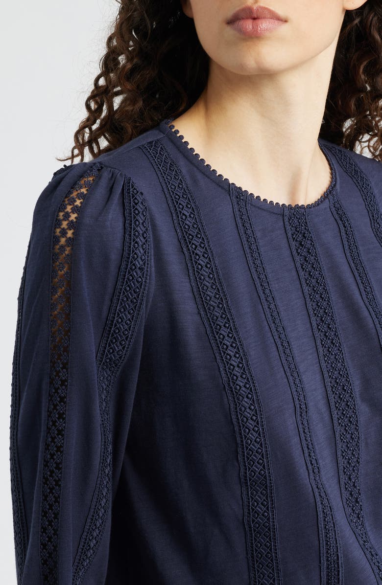 Boden Imi Jersey Top, Alternate, color, Navy