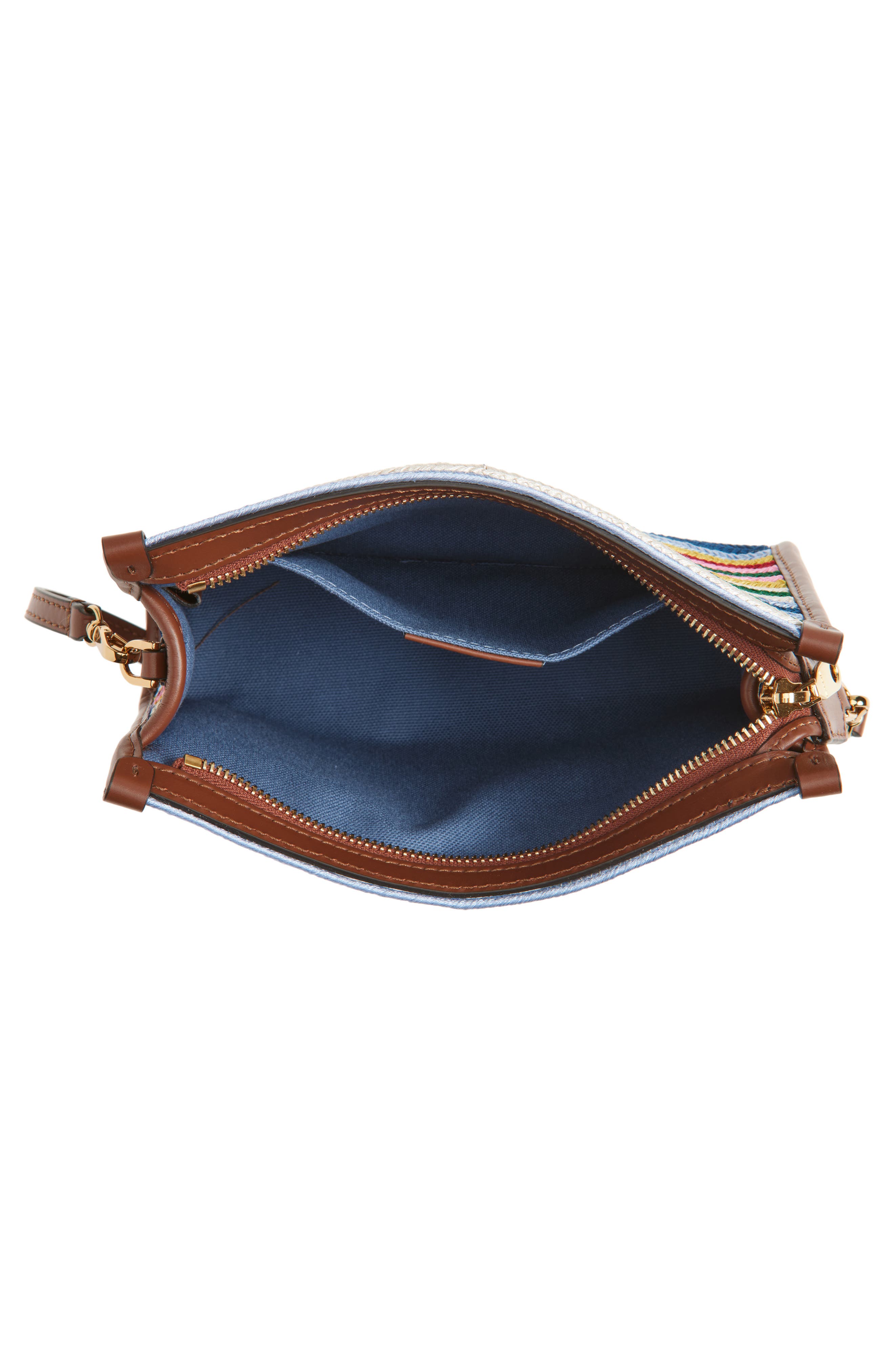 Pegaso Stripe Shoulder Bag, Alternate, color, GREY MULTI