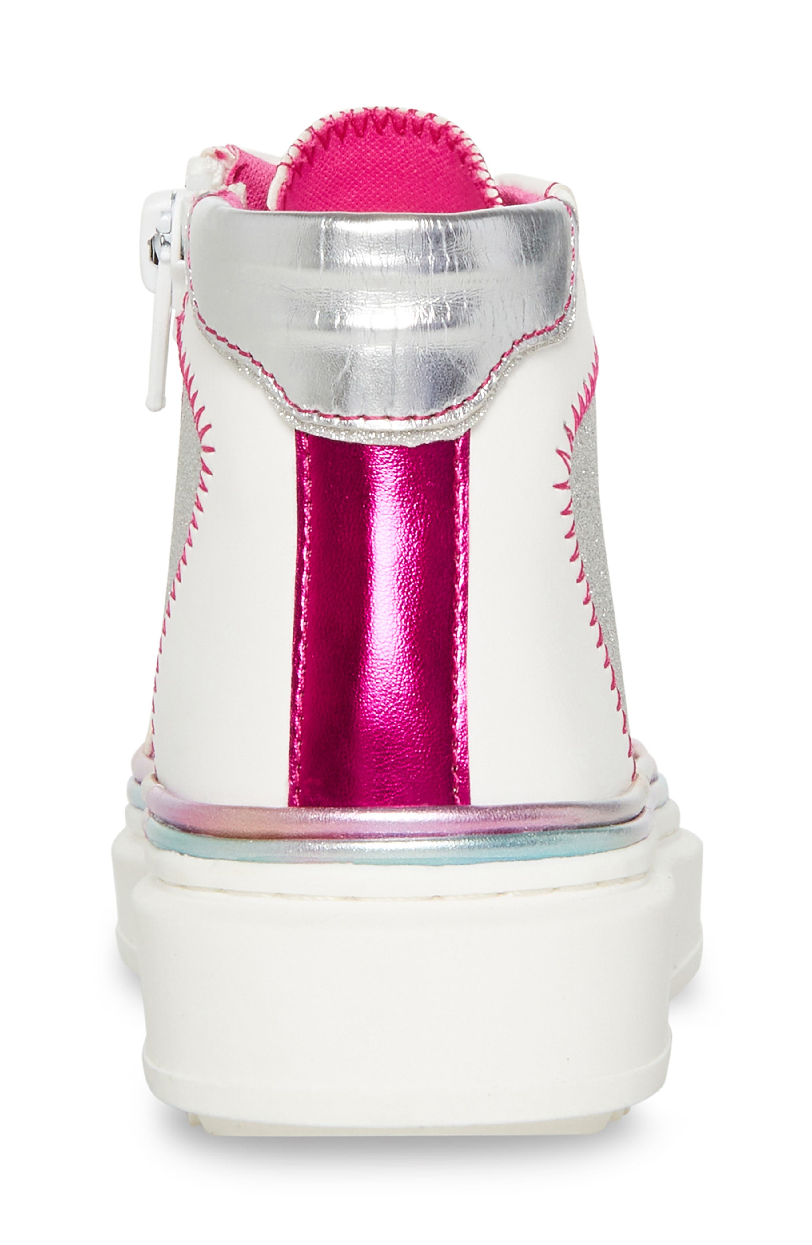 Steve Madden Kids' Glossy Sneaker, Alternate, color, 