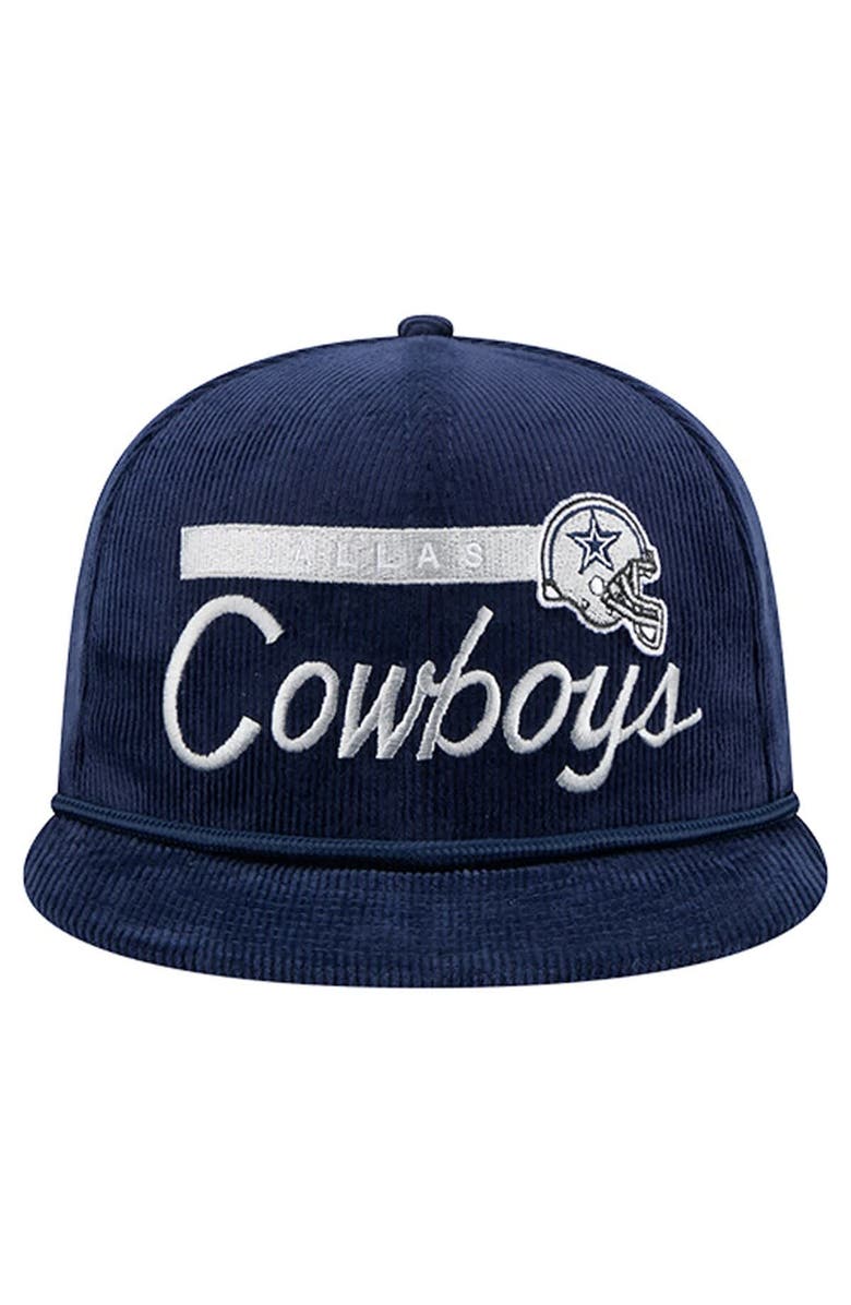 New Era Men's New Era Navy Dallas Cowboys Cord Rope 9FIFTY Snapback Hat, Alternate, color, Navy
