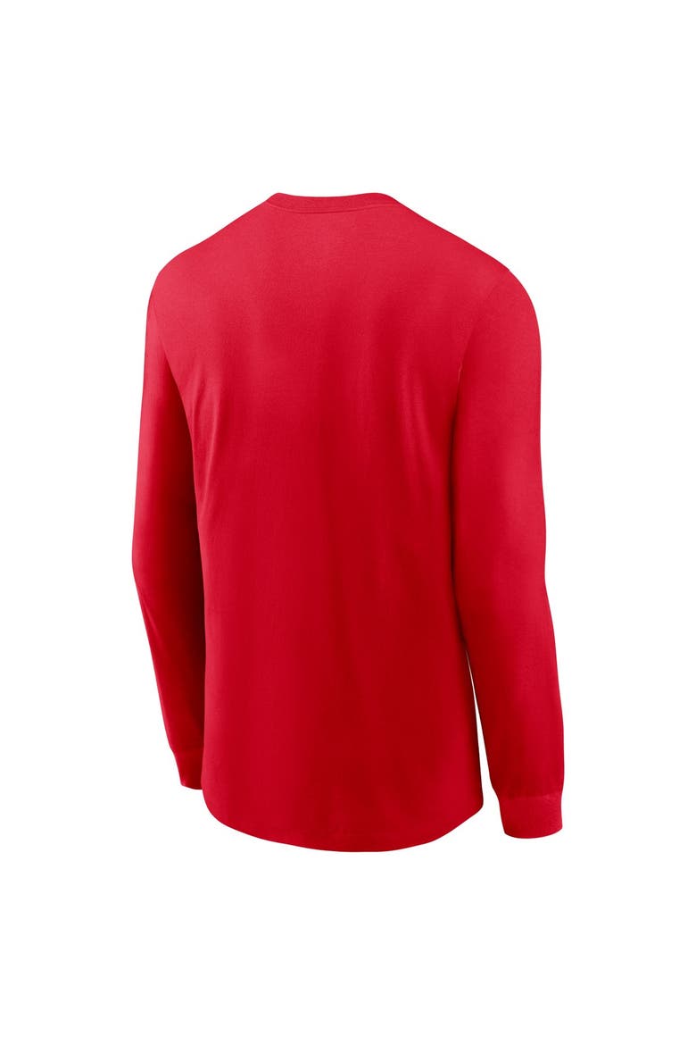 Men's Nike Red Georgia Bulldogs Legacy Primary Logo Long Sleeve T-Shirt, Alternate, color, Red