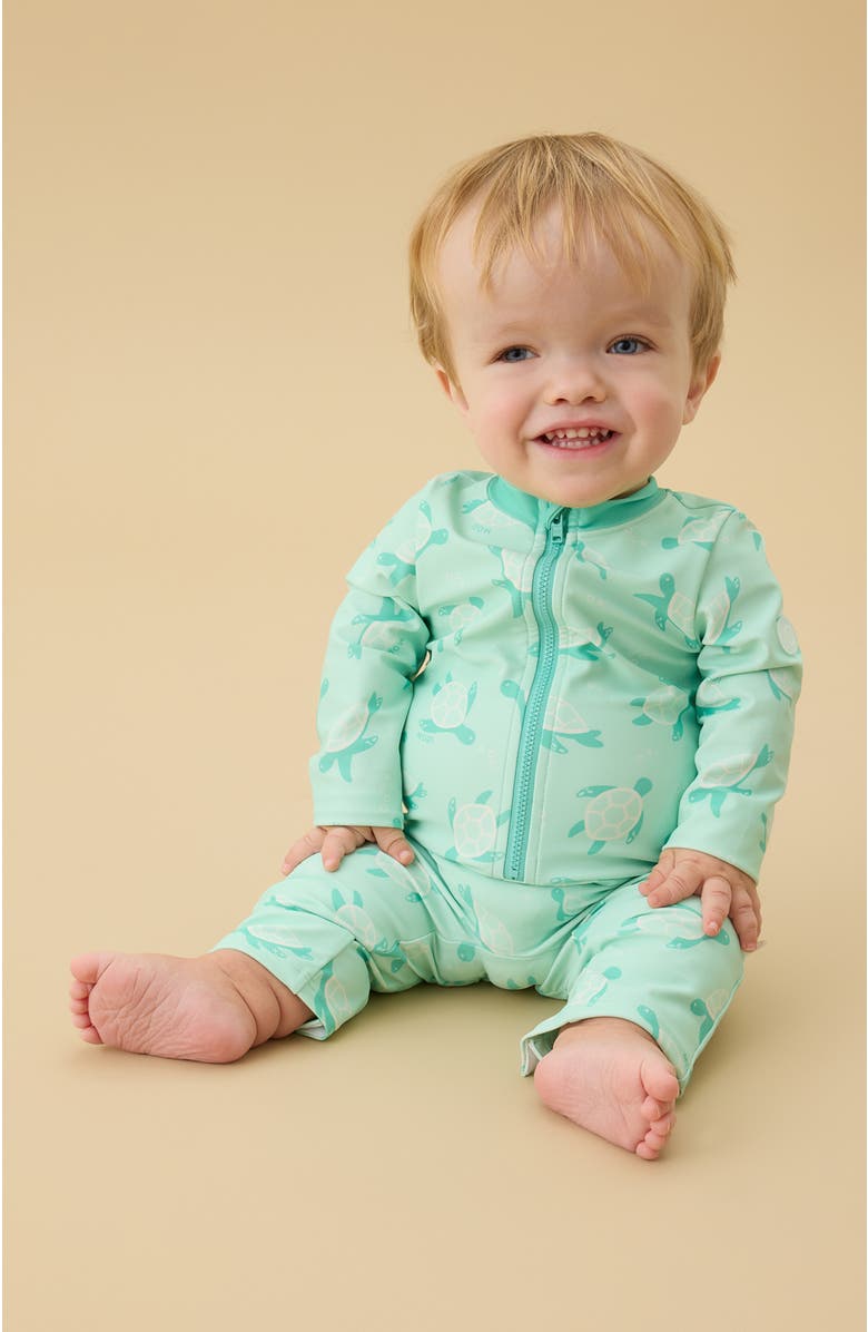 MORI Sun Safe Suit, Alternate, color, Turquoise