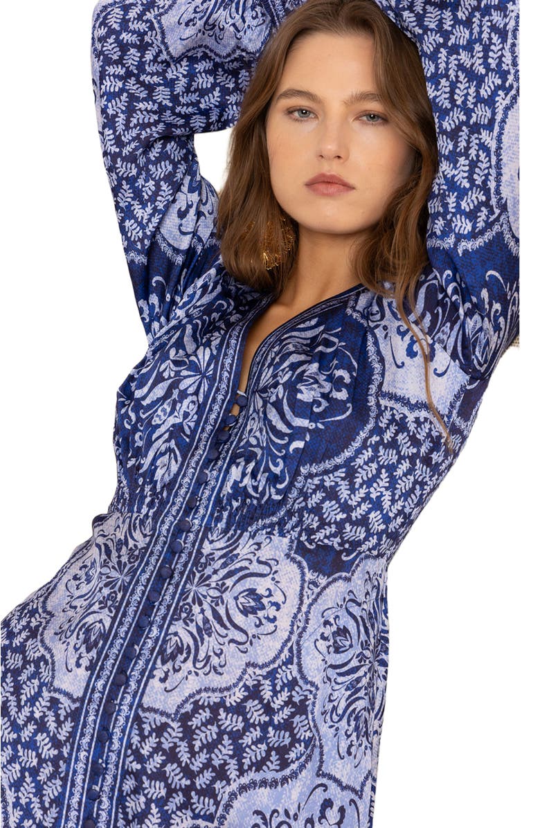 Hale Bob Noor Charmeuse Dress, Alternate, color,