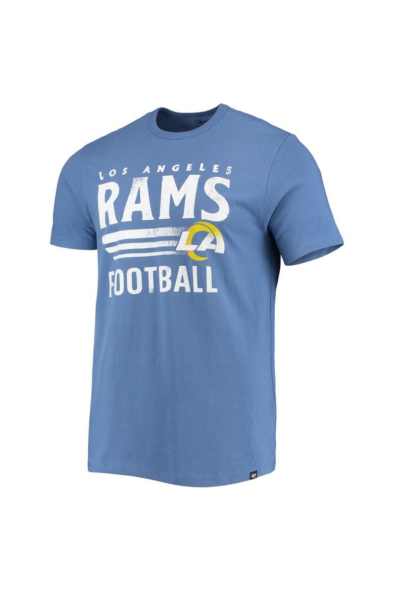 Men's '47 Royal Los Angeles Rams Rider Franklin T-Shirt, Alternate, color, Royal