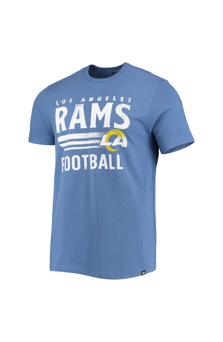 '47 Men's '47 Royal Los Angeles Rams Rider Franklin T-Shirt, Alternate, color, Royal