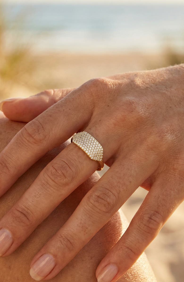NATIVE GEM Id Ring, Alternate, color, Gold