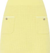 Milly Saige Textured Knit Miniskirt