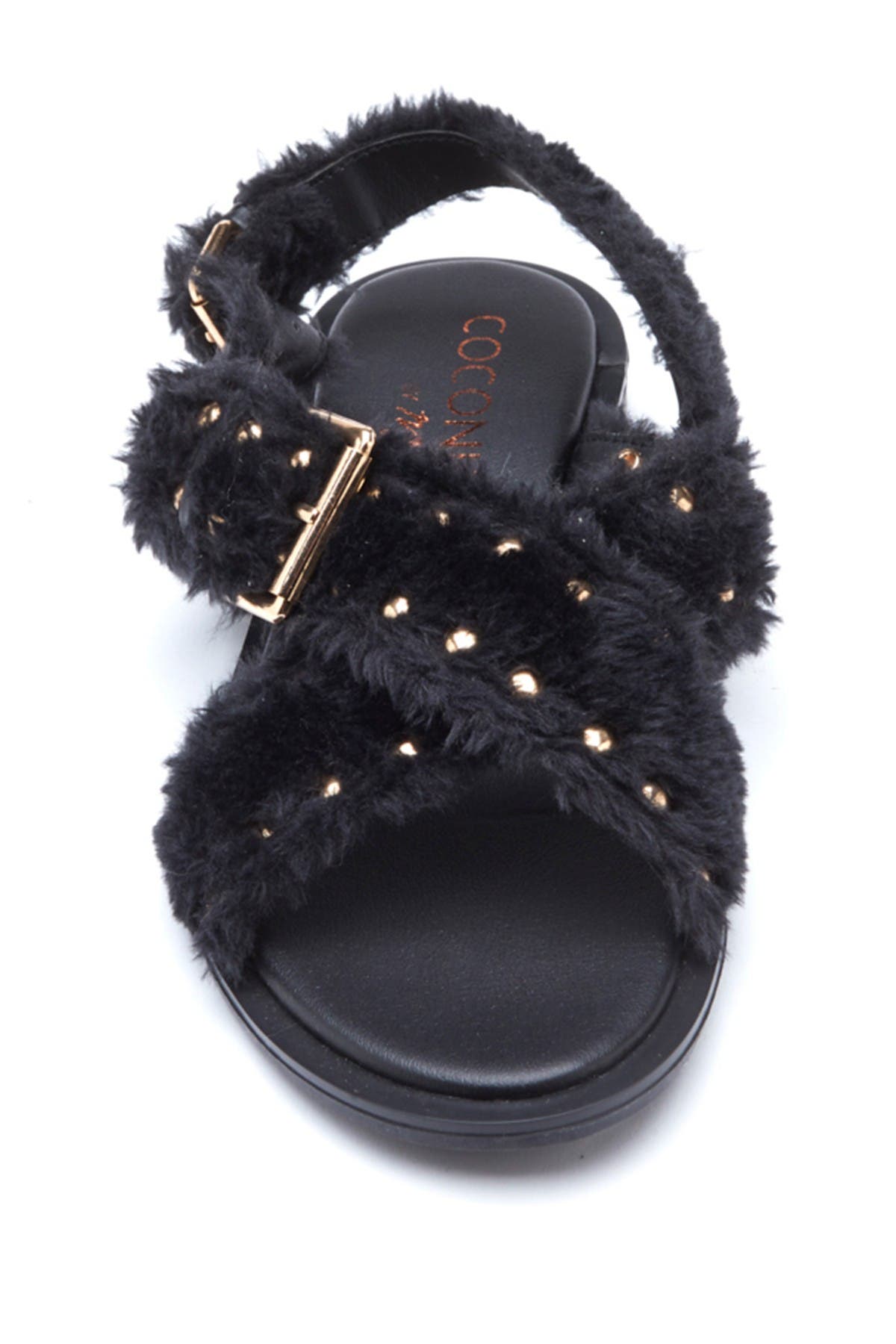 Matisse Ray Faux Fur Slingback Sandal, Alternate, color, 