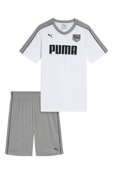 Kids' Logo Graphic T-Shirt & Shorts Set (Big Kid)