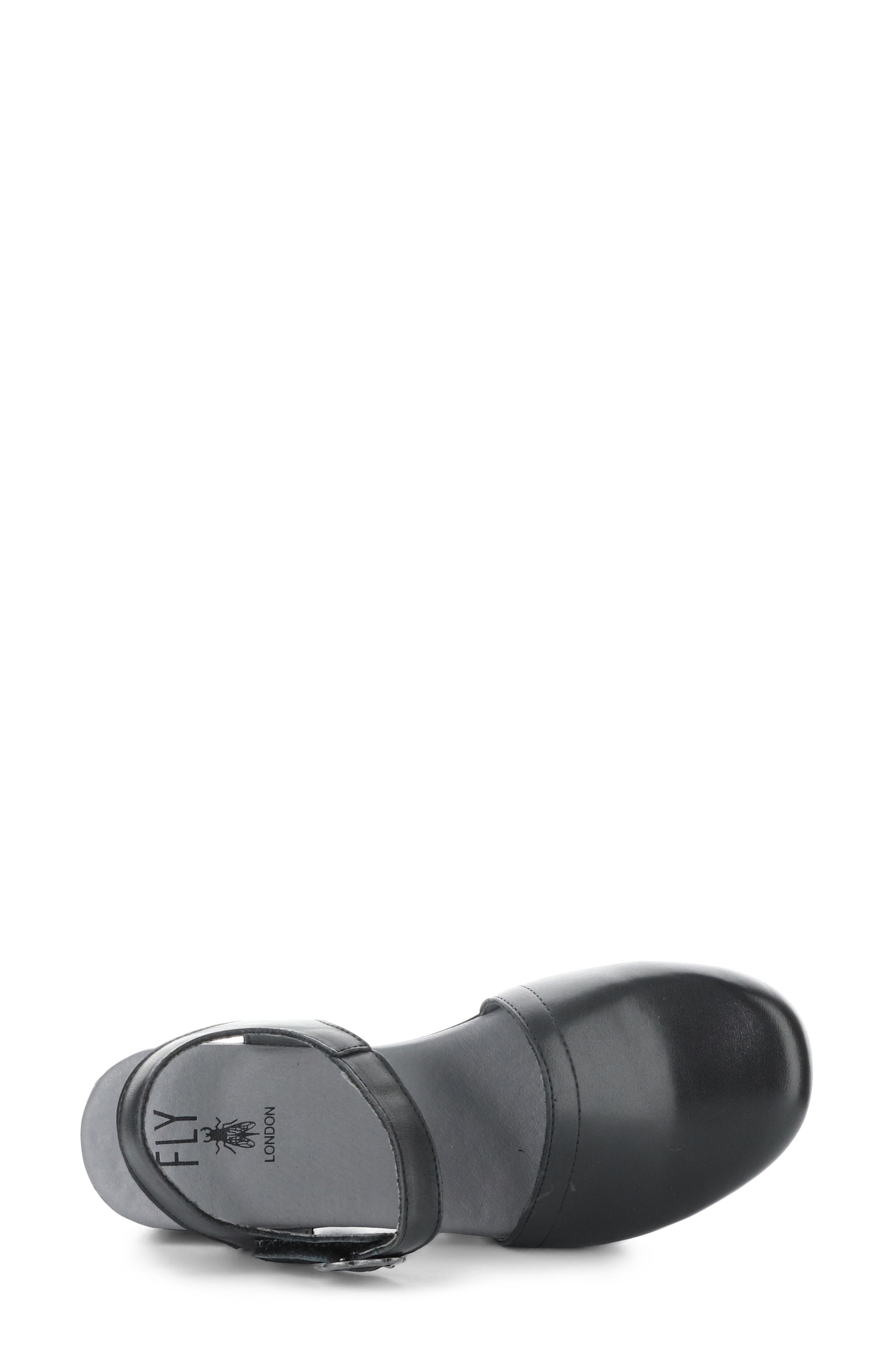 Fly London Vizi Ankle Strap Platform Wedge Clog, Alternate, color, 