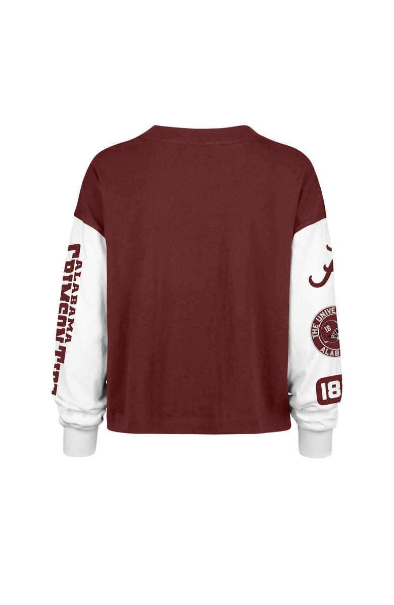 '47 Women's '47 Crimson Alabama Crimson Tide Sydney Long Sleeve T-Shirt, Alternate, color, Crimson