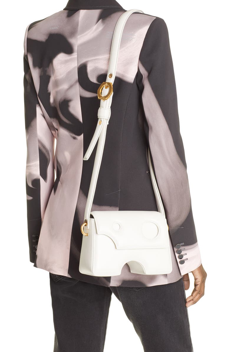 Off-White Burrow 22 Leather Shoulder Bag, Alternate, color,