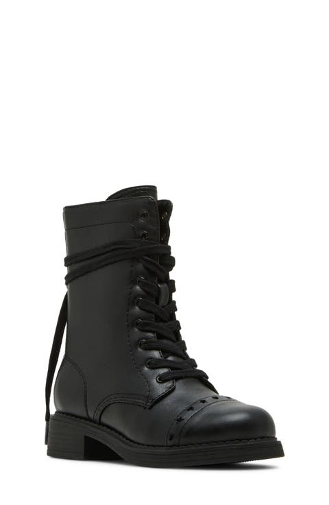 Kids' Jfrankie Lace-Up Cap Toe Bootie (Toddler, Little Kid & Big Kid)