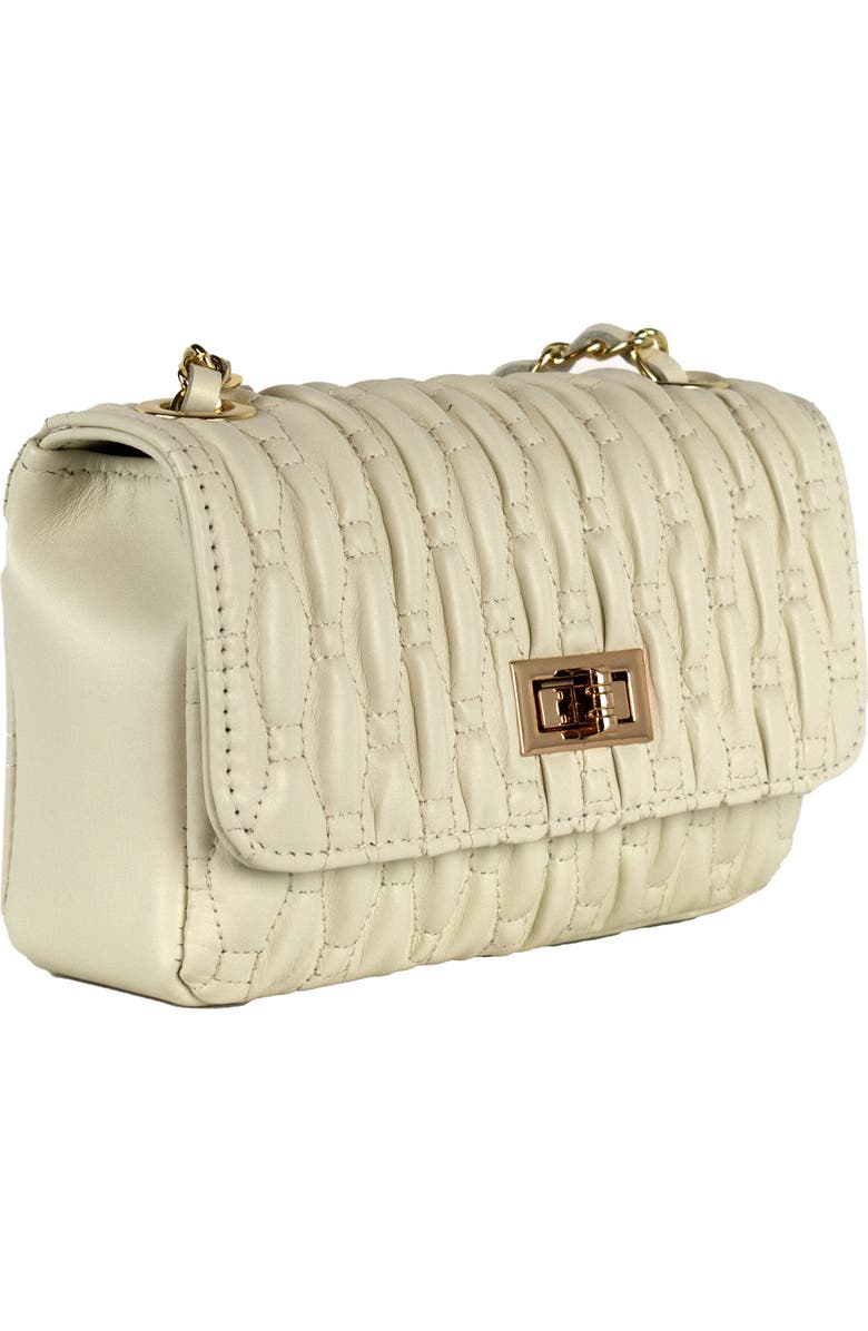 Persaman New York Quilted Crossbody Bag, Alternate, color, Winter White