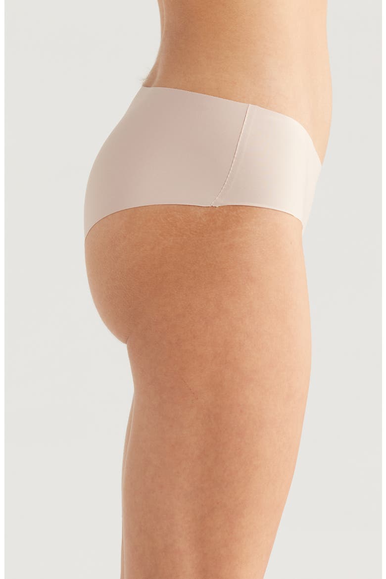 Uniq Seamless Boyshorts, Alternate, color, PEAU ROSE