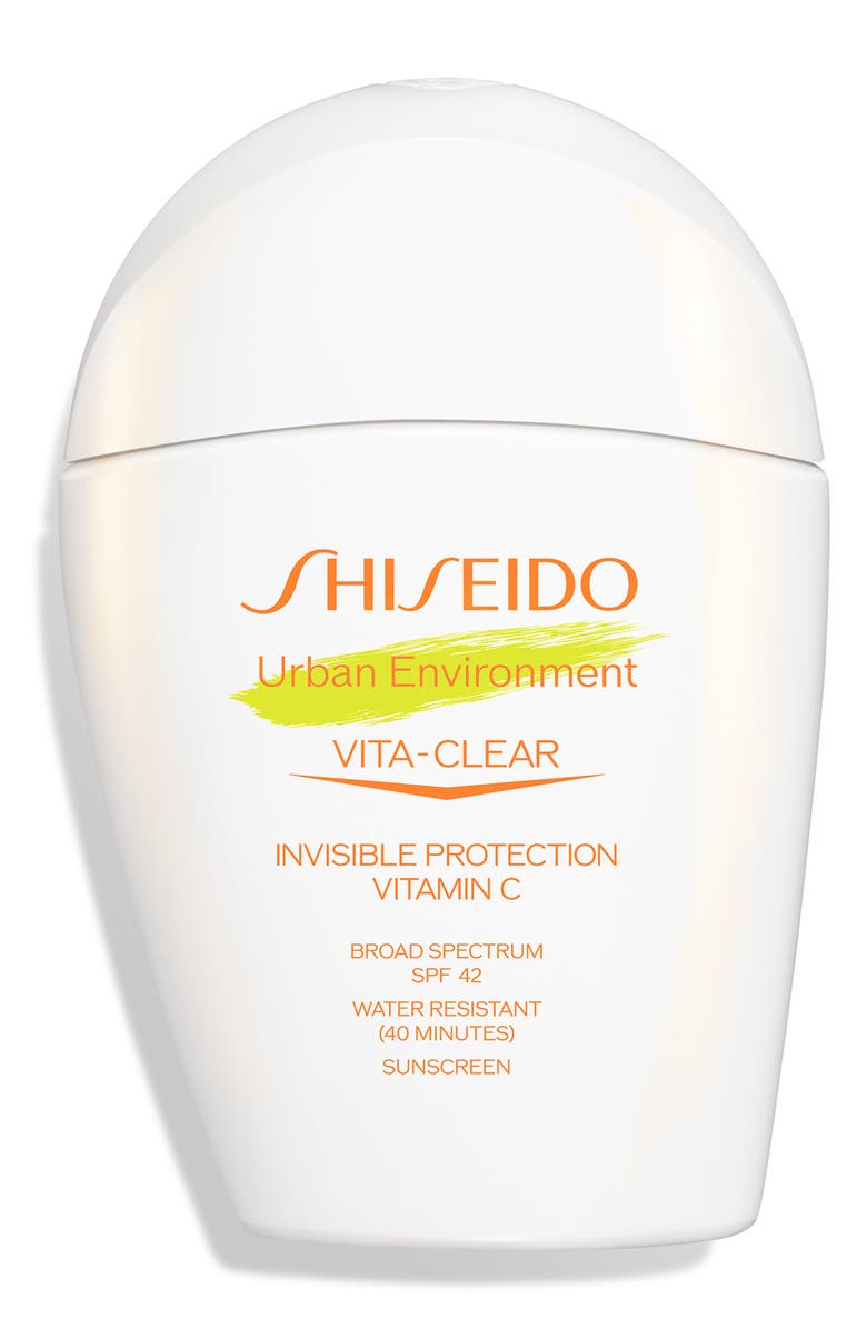 Shiseido Urban Environment Vita-Clear Broad Spectrum SPF 42 Sunscreen, Main, color, 