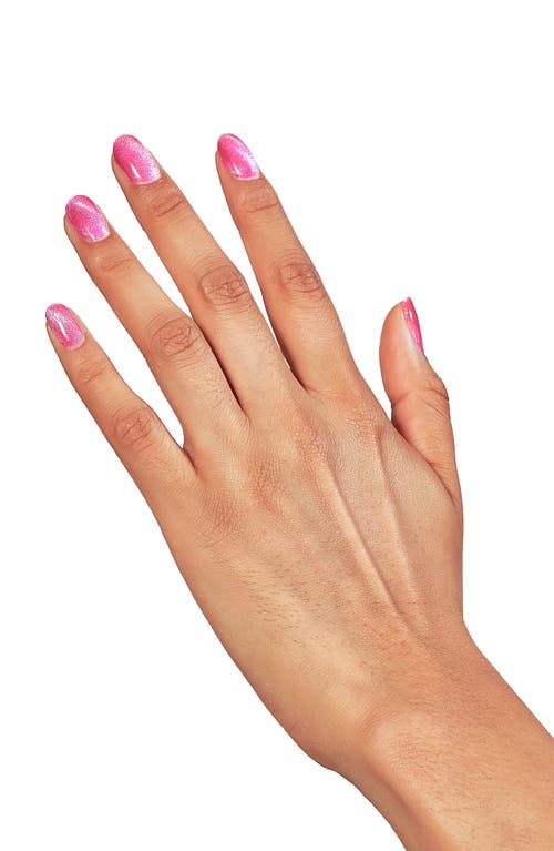 Le Mini Macaron Velvet Cat Eye Gel Manicure Kit In Pink