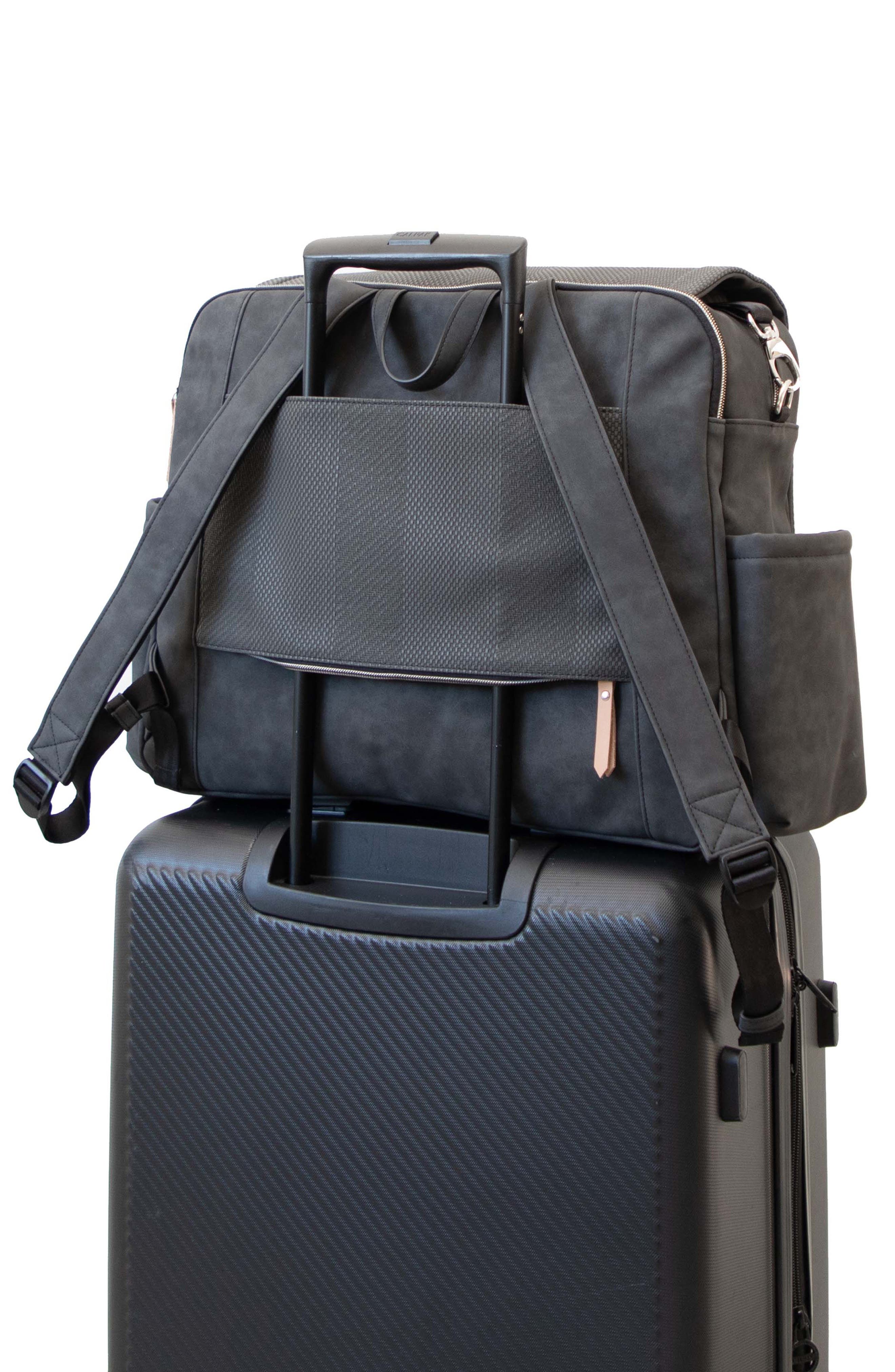 Petunia Pickle Bottom Boxy Deluxe Backpack Diaper Bag, Alternate, color, Black