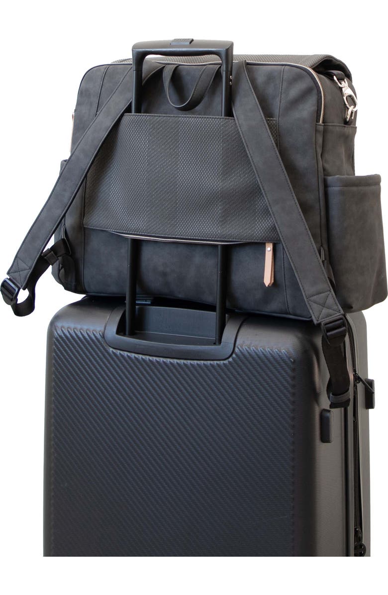 Petunia Pickle Bottom Boxy Deluxe Backpack Diaper Bag, Alternate, color, Black