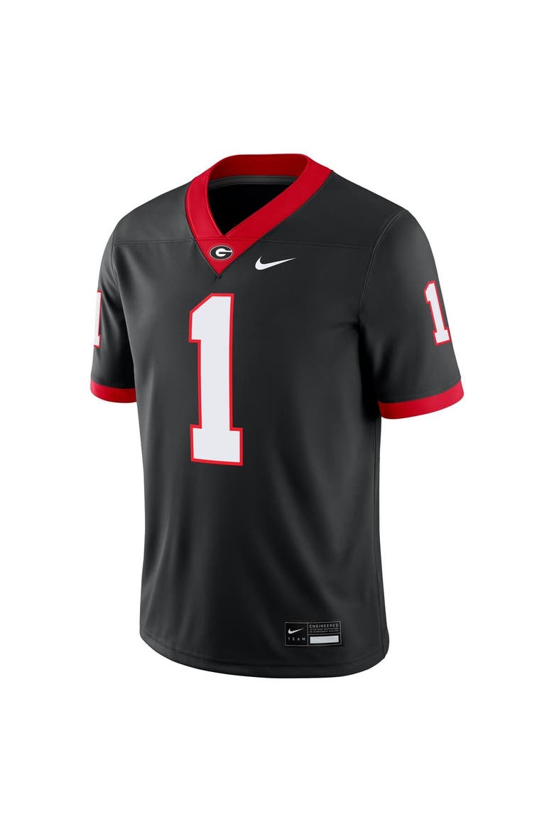 Men's Nike Black Georgia Bulldogs Alternate Game Jersey, Alternate, color, Black