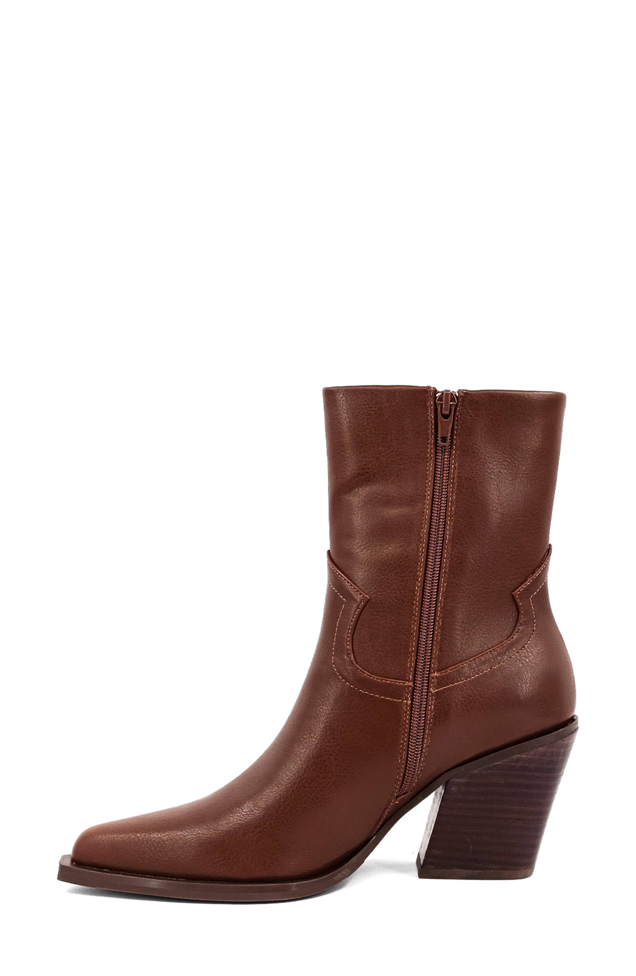 Victoria Bootie, Alternate, color, COGNAC