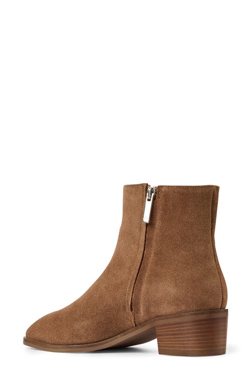 Aquatalia Reeta Luxe Suede Bootie In Brown