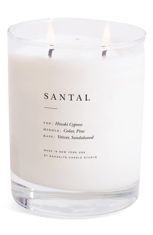 Brooklyn Candle Studio Santal Classic 2-wick Candle In Brown
