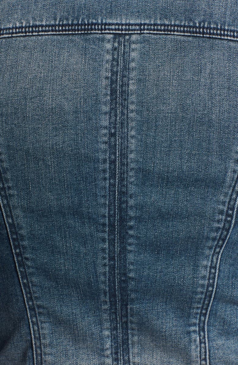 Burberry Brit Denim Jacket, Alternate, color,